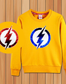 金色 黄色闪电侠变色 130/加绒款