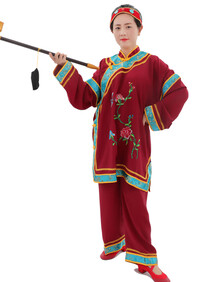 戏剧古装媒婆服装演出衣服地主婆秧歌广场舞蹈服中老年老太婆演出