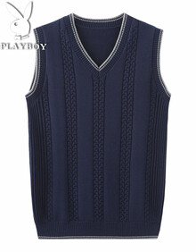 加厚毛衣背心男