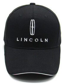 棒球帽潮男女汽车logo林肯车标户外运动礼品帽子遮阳鸭舌帽 黑色 林肯