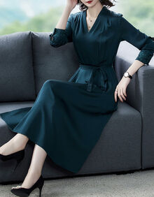 重磅女王轻奢高端大牌桑蚕丝2020年新款早秋女装杭州洋气质醋酸缎面