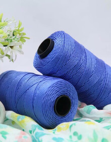 guvibon新品细轻体冰丝线三股冰丝手工编织钩帽子线合股亮丝勾包包