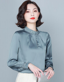 【女式真丝上衣】价格_图片_品牌_怎么样-京东商城