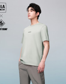 HLA海澜之家短袖T恤男24POWER YOUNG系列凉感短袖男夏季