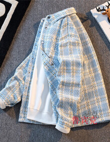 蓝色格子上衣】价格_蓝色格子上衣图片- 京东