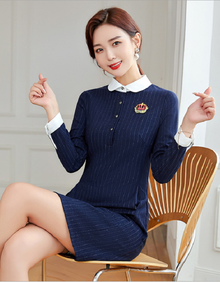 00 >关注已有4人评价斐格欧文职业装女装套装幼师连衣裙幼儿园老师工