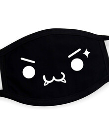 卡通动漫口罩男女春夏季薄款潮个性防风防尘防晒网红女神可爱炸鸡块颜