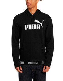 PUMA彪马官方 新款男子春秋连帽卫衣 AMPLIFIED 854737 黑色 01 L