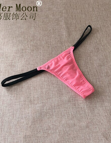 评价情趣细带丁字裤女士性感冰丝无痕内裤一根线床上超小迷你火辣t裤