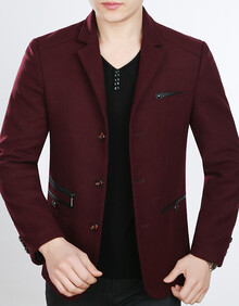 【男式加厚羊绒短大衣】价格_图片_品牌