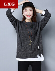 【两色拼接毛衣】价格_图片_品牌