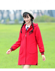 【女中学生加厚毛呢大衣】价格_图片_品牌