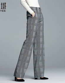 【黑白格格裤】价格_图片_品牌