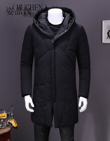 【男斜拉链羽绒服】价格_图片_品牌