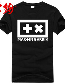 东钧martin garrix 小马丁dj电音潮 马丁·盖瑞斯衣服 男女短袖t恤
