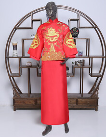 男明星结婚礼服