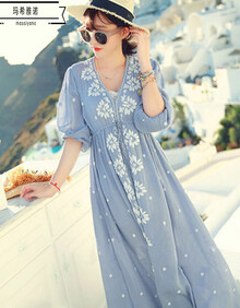 【沙滩裙连衣裙】价格_图片_品牌