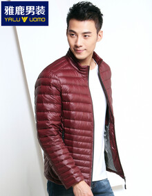 短款雅鹿男装 羽绒服 男装 服饰内衣 【行情 价