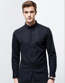 【男士黑衬衫】价格_图片_品牌