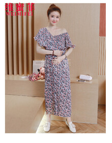 【一字肩雪纺裙】价格_图片_品牌