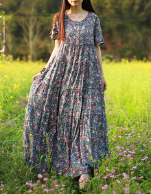 【民族风夏连衣裙】价格_图片_品牌