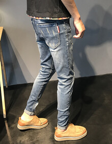 【权志龙破洞牛仔裤】价格_图片_品牌