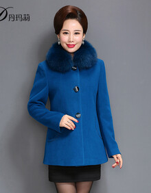 【中老年女式短大衣】价格_图片_品牌