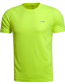 李宁（LI-NING） 中国李宁短袖T恤男夏季圆领休闲速干透气运动衫半袖男装 053-6新基础黑 XL(180/96A)