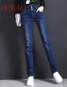 【女士牛仔裤宽松版】价格_图片_品牌