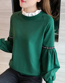 【木耳边立领】价格_图片_品牌_怎么样-