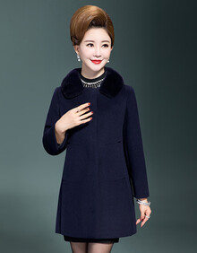 【中年女长大衣羊绒】价格_图片_品牌