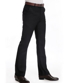 大脚徐健西裤修身青年阔腿裤 黑色 35(两尺8)