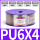 头气管PU6X4透明