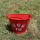304不锈钢烤漆消防桶(红色