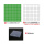 [磁吸]1厘米正方形/绿100个+白方格板/盒装