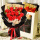 11朵红玫瑰花束+礼袋灯串贺卡