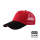 红色/黑网帽