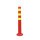 75cm-PU警示柱红黄+螺丝
