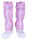 粉色高筒靴PVC底（带透气网）