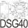 DSG40054010铝螺母座实际八孔