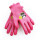 3-6 岁粉色款防护手套 幼儿园