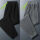 条纹冰丝裤2条【黑色+深灰】
