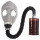面具+导气管+3号三级滤毒罐