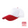 白色/红网帽