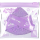 双丝带洗脸粉扑（紫）