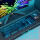 字符黑冰蓝光键盘+6D宏鼠标
