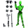 拼装机器人偶(黑绿)带3手型4武器