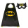黑色蝙蝠侠披风+眼罩