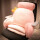 粉色大鹅腰靠+粉毯子