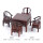 (19号)红酸枝圈椅八仙桌 +小茶具